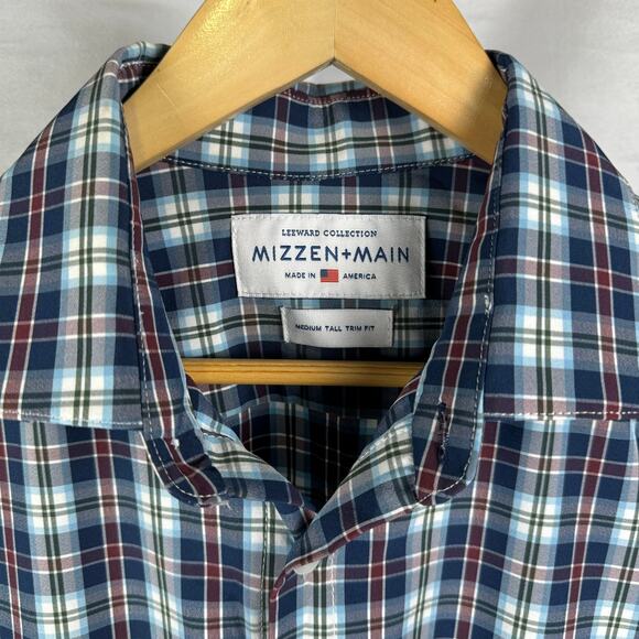 Mizzen + Main Leeward Collection Long Sleeve Button Up Shirt Men's Mediu… - Picture 4 of 7